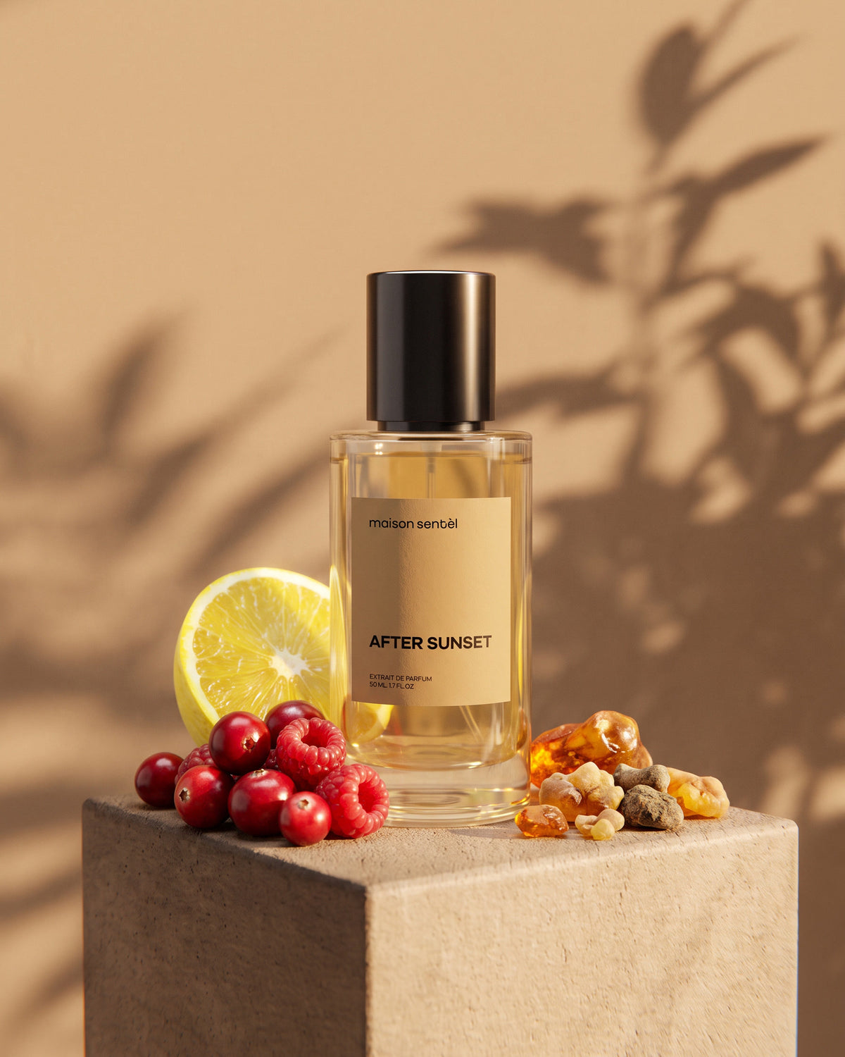 After Sunset Extrait de Parfum von maison sentièl mit Zitrusfrüchten und Beeren