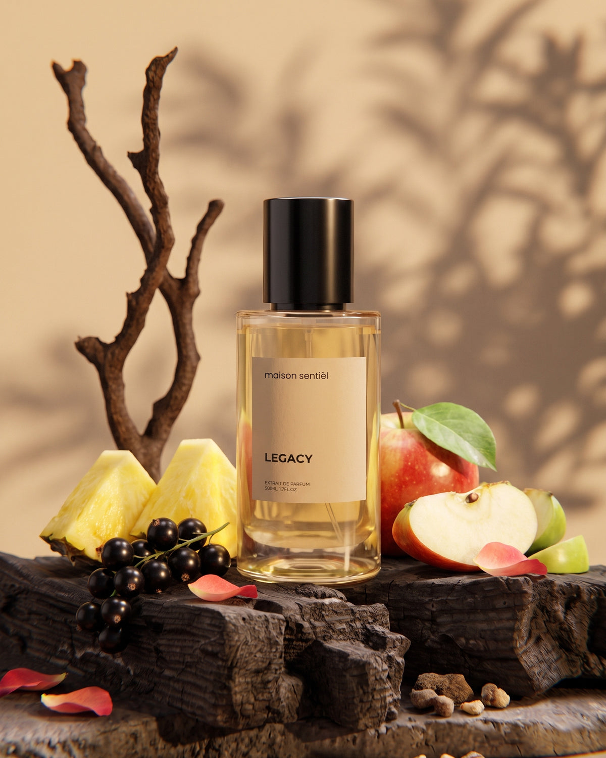 Legacy Extrait de Parfum von maison sentièl mit Ananas, Apfel und dunklen Beeren