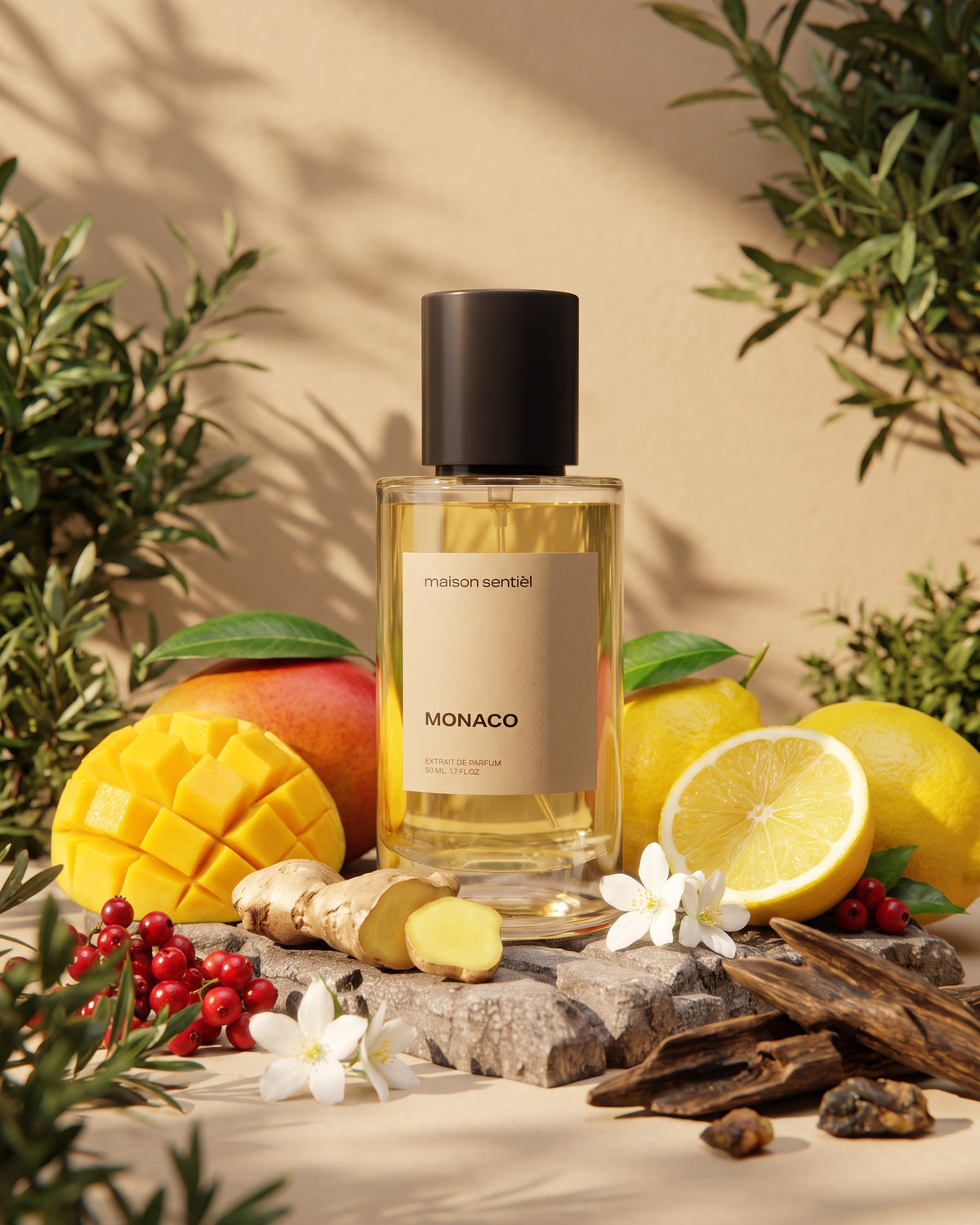 Monaco Extrait de Parfum von maison sentièl mit Mango, Zitrone und Ingwer