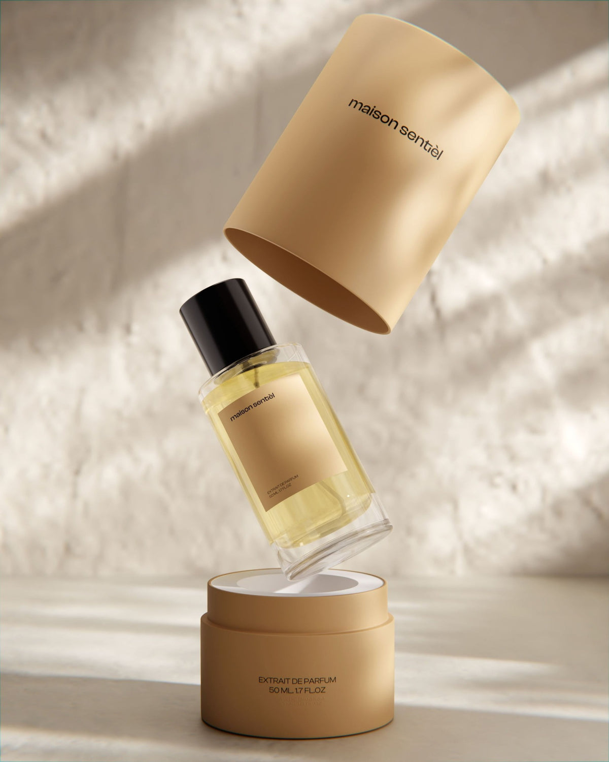 maison sentièl Extrait de Parfum, 50-ml-Flakon mit beiger Verpackung