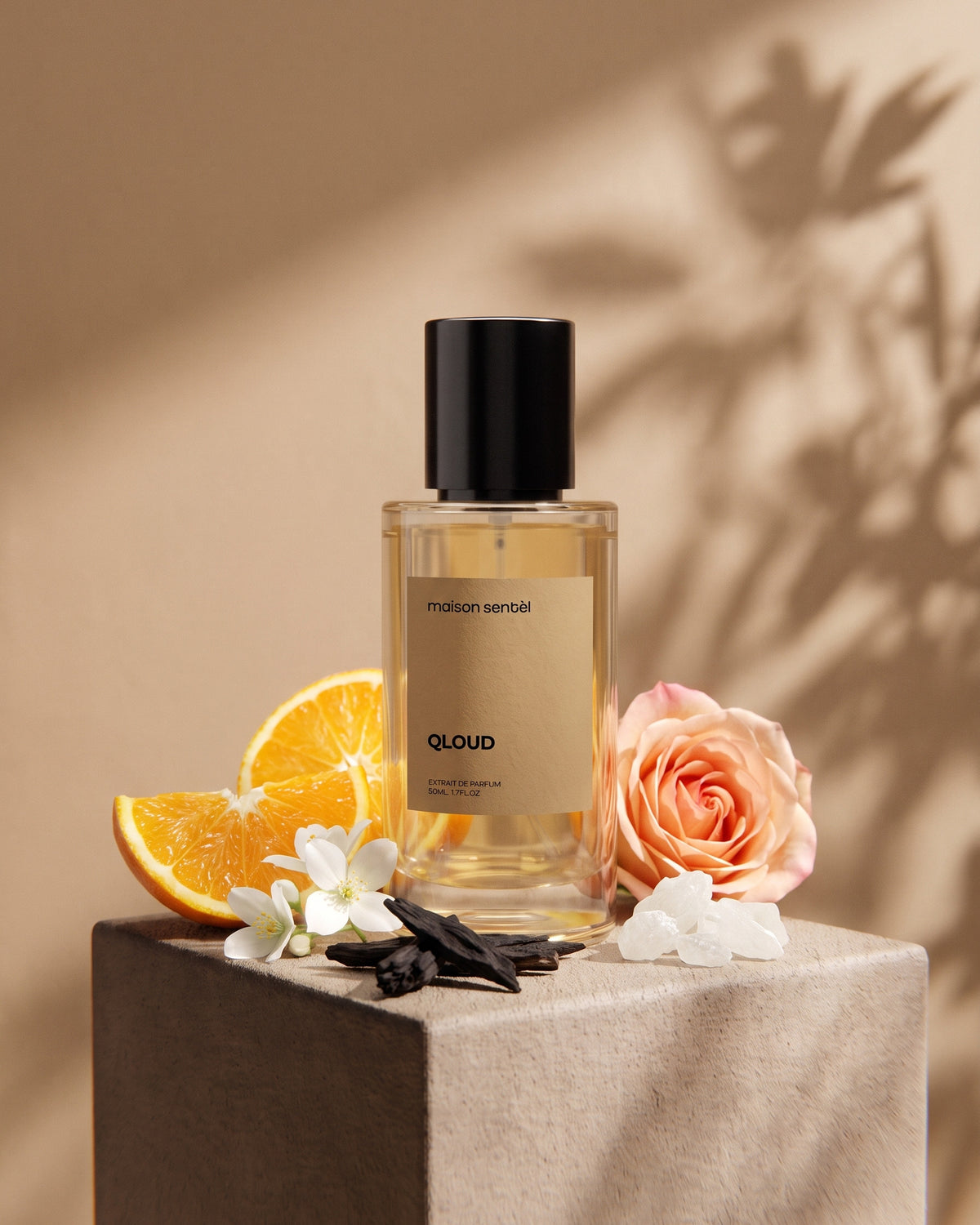 Qloud Extrait de Parfum von maison sentièl mit Orange, Rose und Vanille